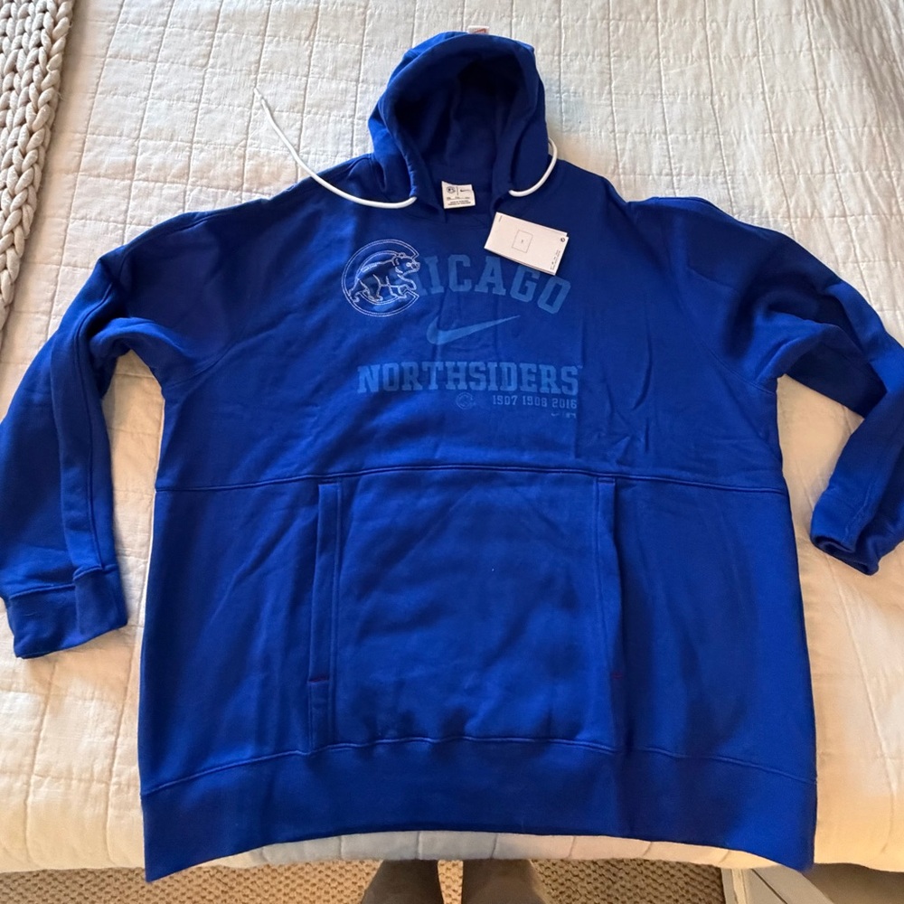 Cubs Nike Blue Graphic Hoodie